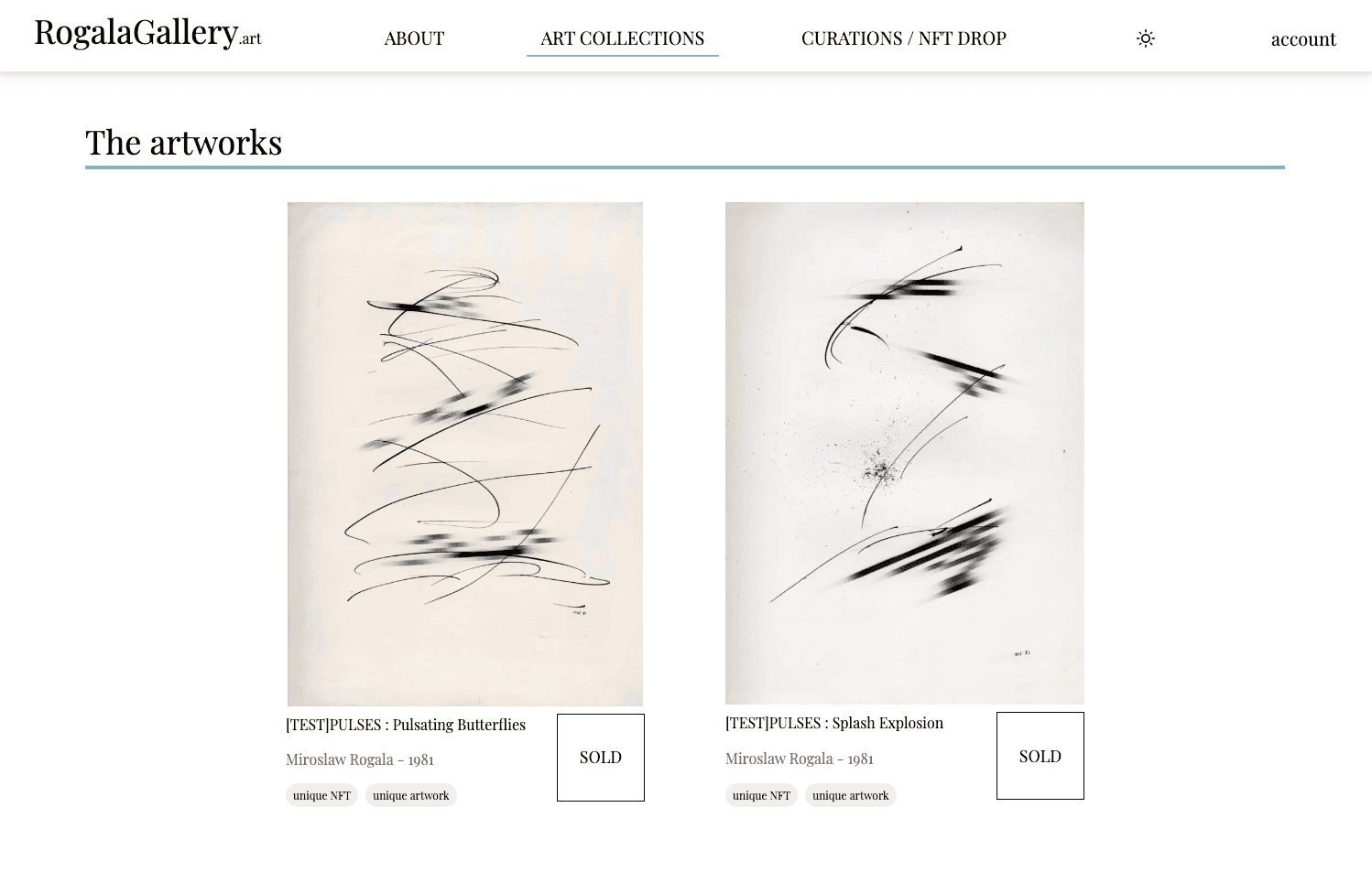 RogalaGallery.art screenshot 1