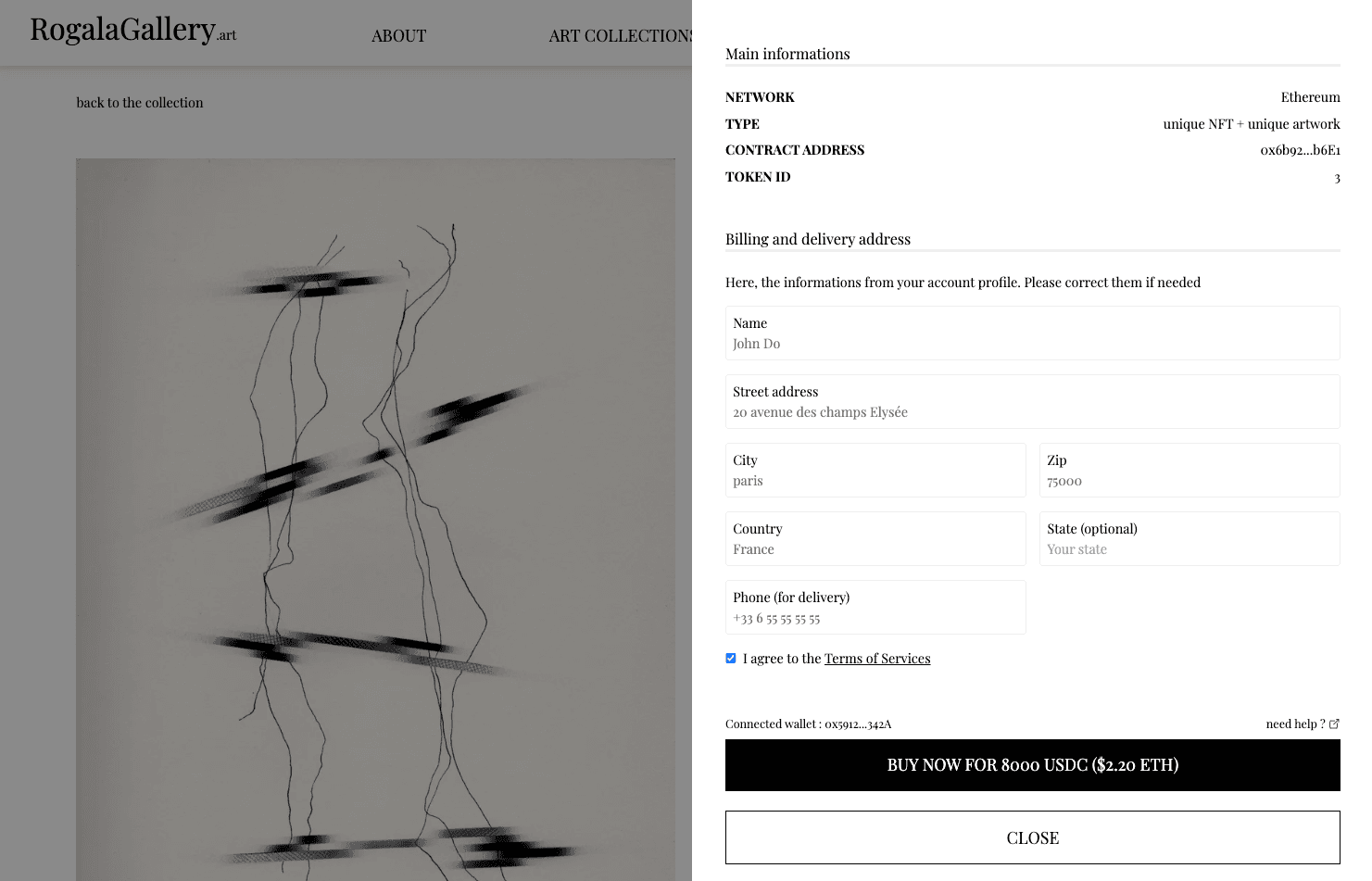 RogalaGallery.art screenshot 2